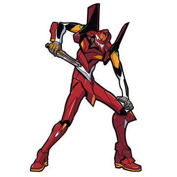 Neon Genesis Evangelion EVA Unit 02 FiGPiN XL #X36 | Classic Enamel Pin - BUCKET POPCORN